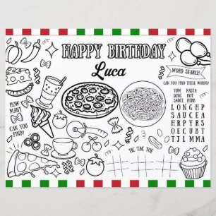 Nombre personalizado Hoja italiana de color de cum