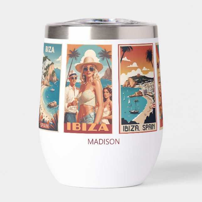 Nombre personalizado Ibiza, España carteles de via (Frente)