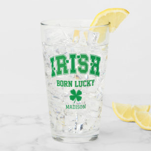Nombre personalizado irlandés nacido con suerte