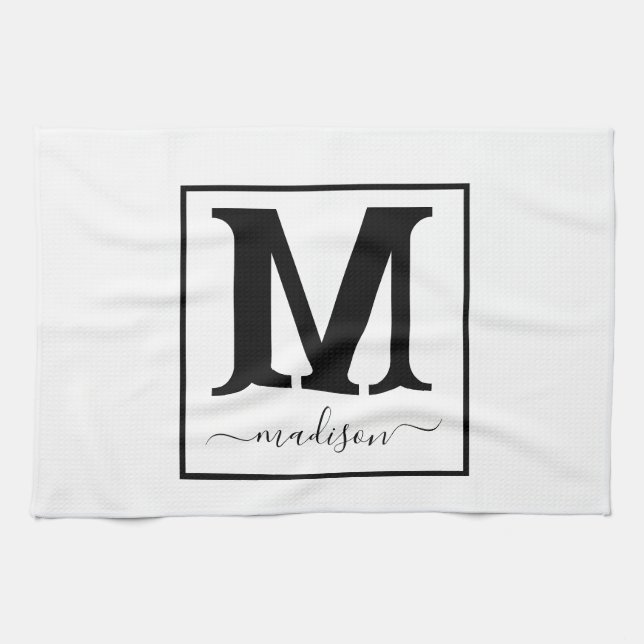 Nombre Personalizado Kitchen Toallas Regalo (Horizontal)