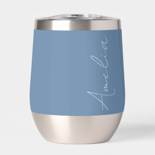 Nombre Personalizado Lila Púrpura Térmico Tumble d