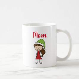 nombre personalizado mamá navidades taza de café