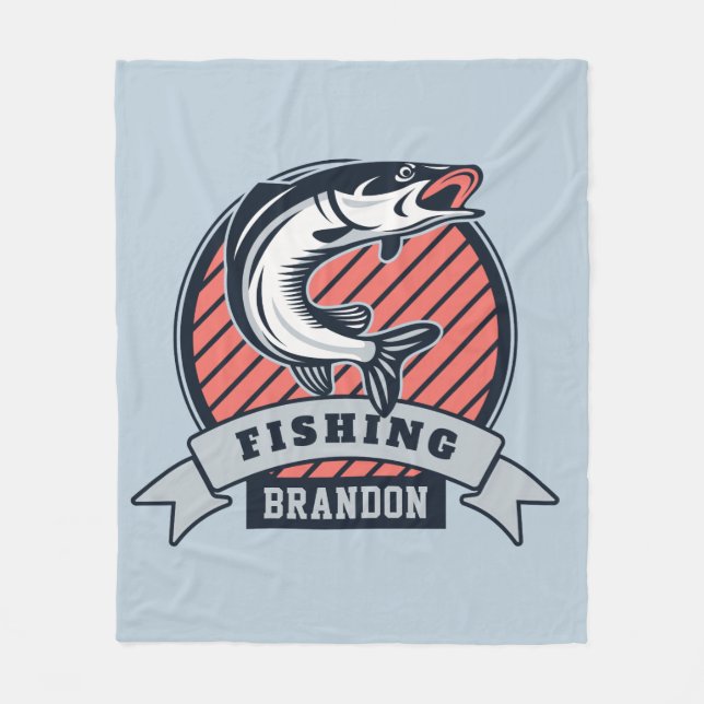 Nombre personalizado Mantas de lana de Fisher (Anverso)