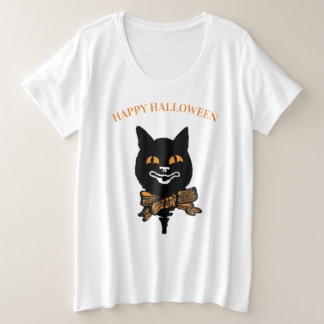 NOMBRE PERSONALIZADO MÁS T-SHIRT ART NOUVEAU CAT H