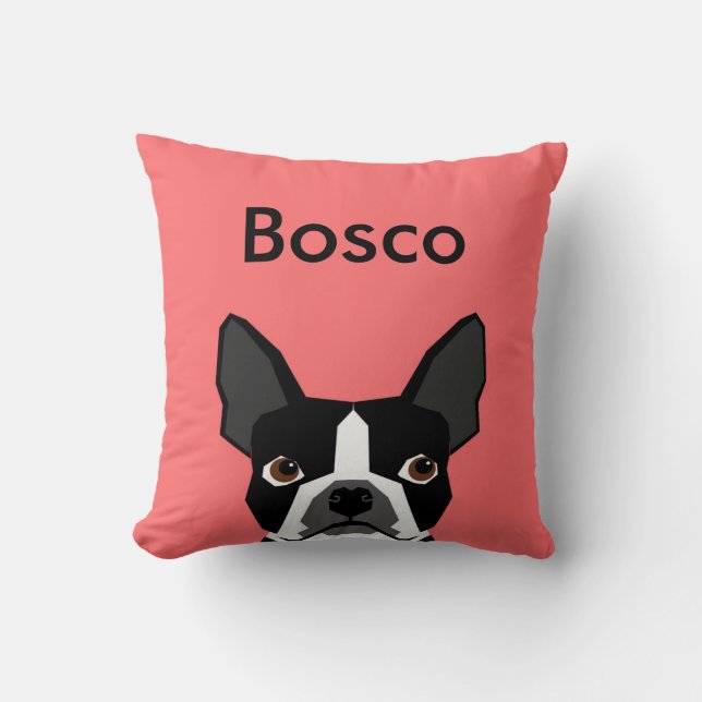 Nombre personalizado Mascota almohada de almohada  (Anverso)