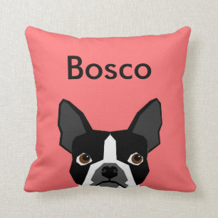 Nombre personalizado Mascota almohada de almohada 