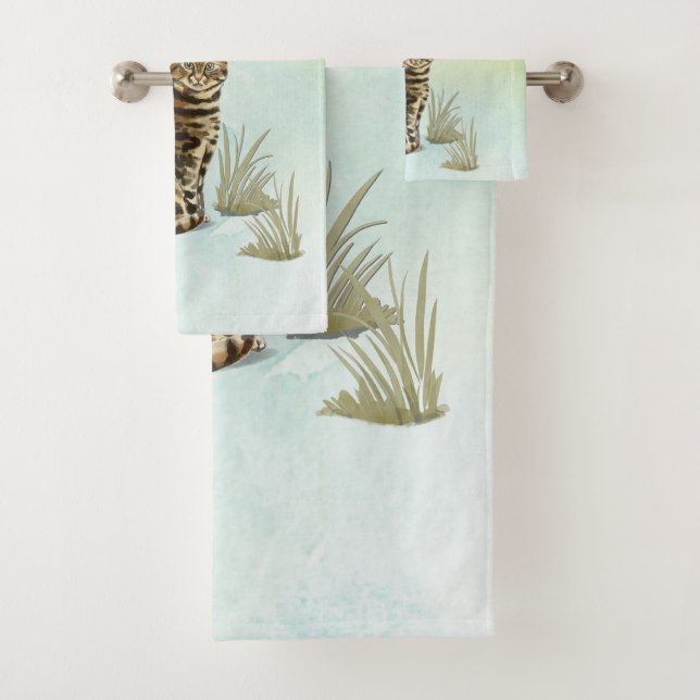 Nombre personalizado Mascota de gato bengalí (In situ)