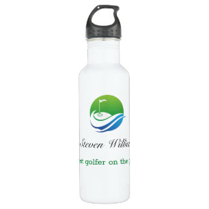 Nombre personalizado Mejor Botella de Agua Golfer