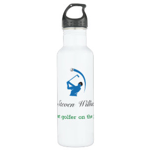 Nombre personalizado Mejor Botella de Agua Golfer
