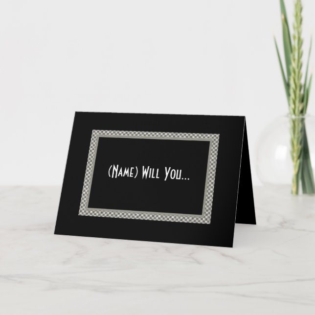 NOMBRE PERSONALIZADO Mejor Invitación del Hombre (Anverso)