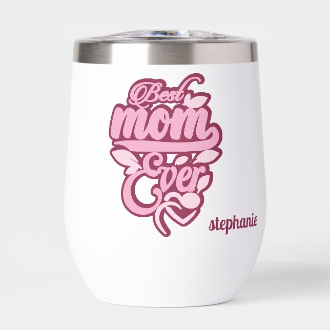 Nombre personalizado "Mejor Mamá De La Historia" (Frente)