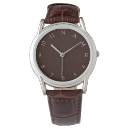 Nombre personalizado Mens personalizado reloj de p