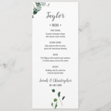 Nombre personalizado Menú de hojas de vegetación b