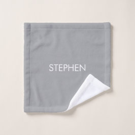Nombre personalizado minimalista gris