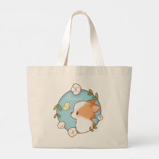 Nombre personalizado Mochi Pomchi Bolsa de Tote