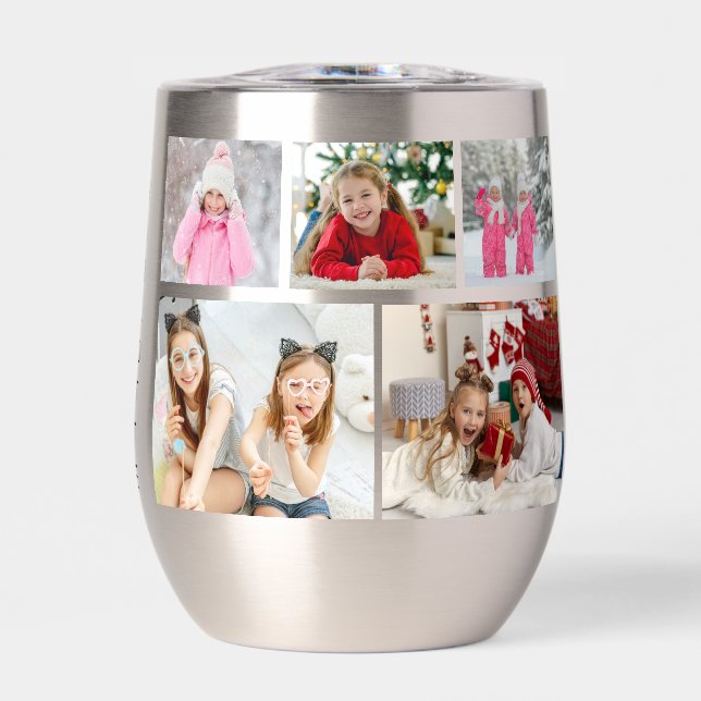 Nombre personalizado moderno de varios Collages de (Frente)