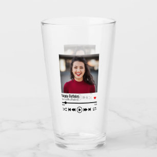 Nombre personalizado moderno foto de cumpleaños f