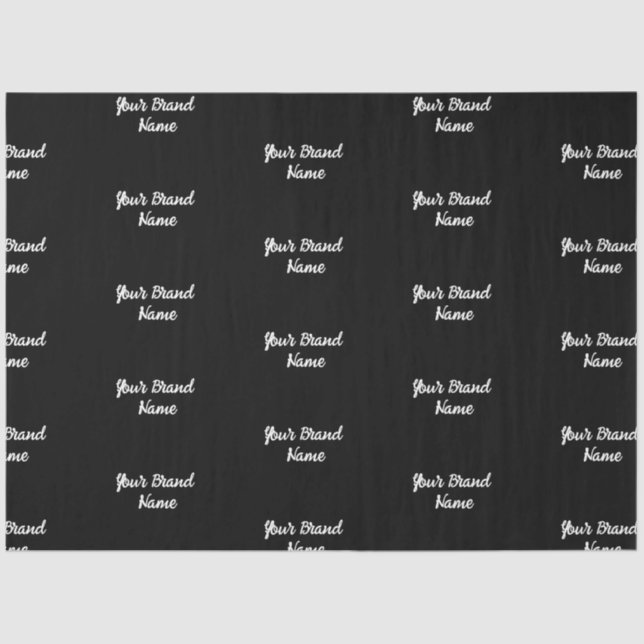 Nombre personalizado Monograma papel de Tejido com (Anverso)