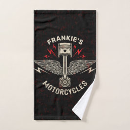 NOMBRE Personalizado Motorciclo Alas Piston Garaje