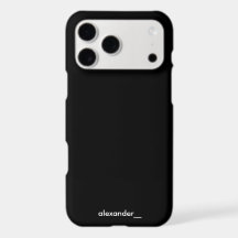 Nombre Personalizado Negro y Blanco