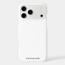 Nombre Personalizado Negro y Blanco