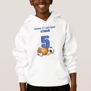Nombre Personalizado Niño 5º Bolas Deportivas de C