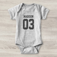 Nombre personalizado Número de bebé Sport Jersey B