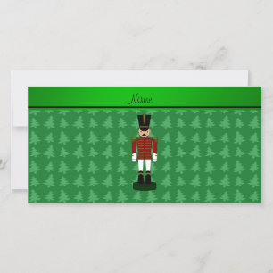 Nombre personalizado nutcracker árboles de Navidad