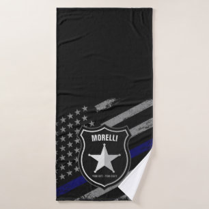 NOMBRE Personalizado Oficial de Policía Sheriff Co