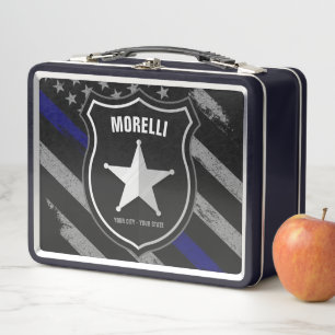 NOMBRE Personalizado Oficial de Policía Sheriff Co
