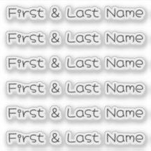 NOMBRE PERSONALIZADO — Paquete Pegatina de etiquet
