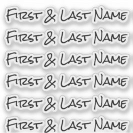 NOMBRE PERSONALIZADO — Paquete Pegatina de etiquet