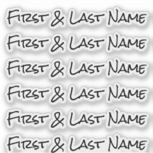 NOMBRE PERSONALIZADO — Paquete Pegatina de etiquet