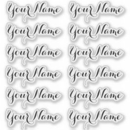 NOMBRE PERSONALIZADO — Paquete Pegatina de etiquet