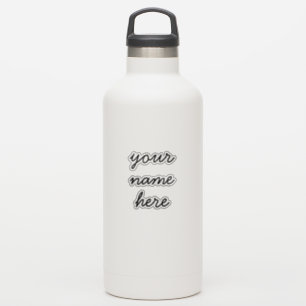 Nombre personalizado Pegatinas de script mínimos s