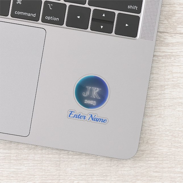 Nombre personalizado Pegatinas de vinilo transpare (Detalle)