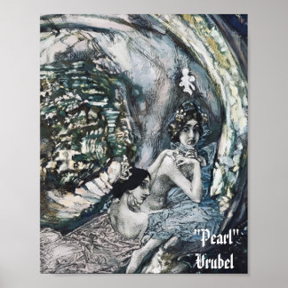 Nombre personalizado "Perla" - Arte femenino de Mi