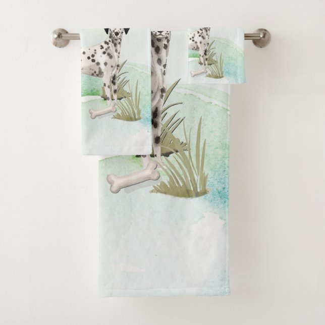 Nombre personalizado perro Mascota dálmata (In situ)