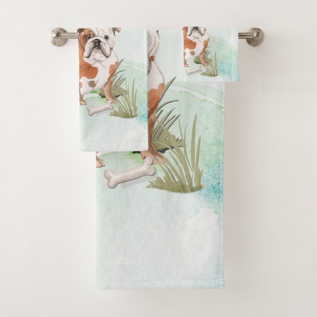 Nombre personalizado Perro Mascota de Bulldog ingl (In situ)