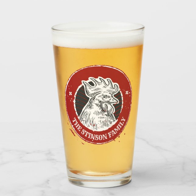 NOMBRE Personalizado Personalizado de Pollos (Anverso (lleno))