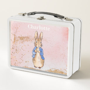 Nombre personalizado Peter el conejo glam rosa fem