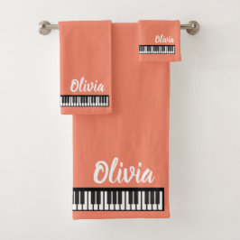 NOMBRE personalizado Pianista Claves de piano