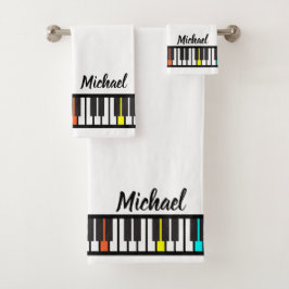 NOMBRE personalizado Pianista Claves de piano