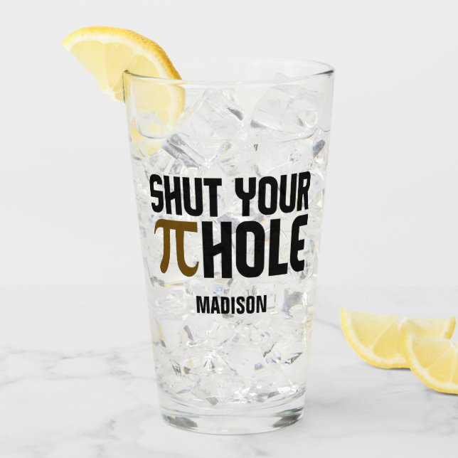 Nombre personalizado "Pie Hole" (Anverso (hielo))