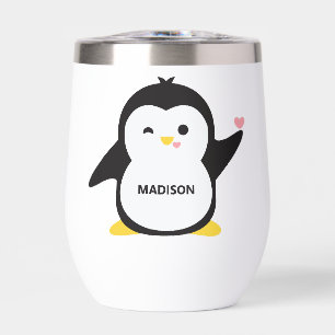Nombre personalizado pingüino lindo