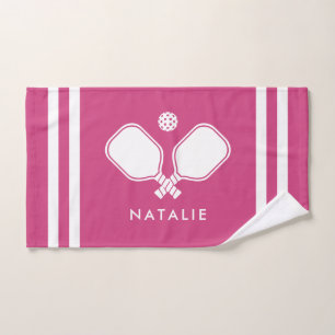 Nombre personalizado Piquetes magenta de bolas