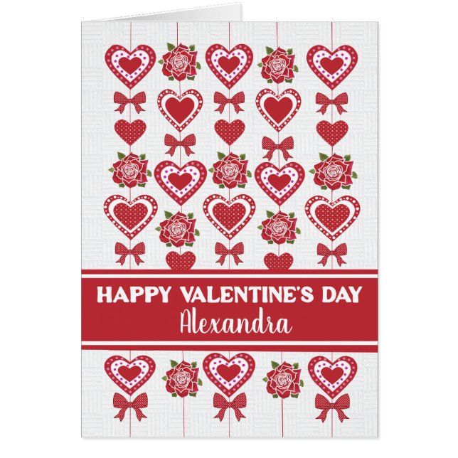 Nombre personalizado que se doblan los corazones d (Frente)