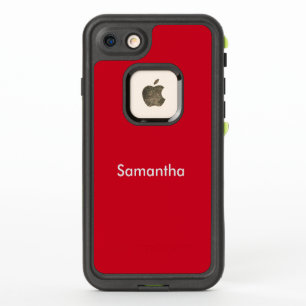 Nombre Personalizado Rojo Intenso
