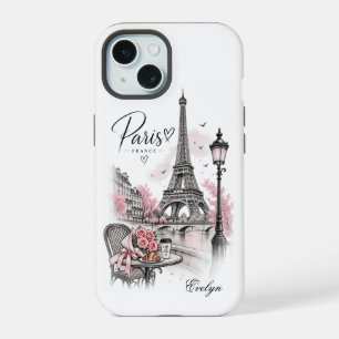 Nombre personalizado Romance de París Torre Eiffel