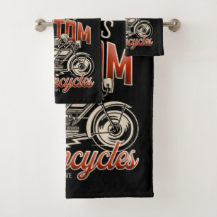 NOMBRE personalizado Skeleton Motorcycle Shop